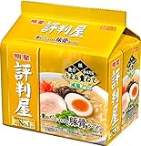 明星 評判屋 重ねだしまろやか豚骨ラーメン 5食パック 425g ×6個