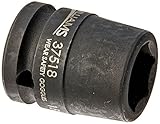 Williams 37518 18mm Shallow 6-Point Impact Socket 1/2 Drive [並行輸入品]