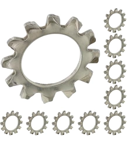 Amazon | ステンレス/生地 歯付きワッシャー (外歯形) 1/2 (7個入り