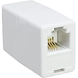 タローズ TARO'S モジュラージャック 電話線アクセサリー/RJ11/12モジュラーケーブル用/中継(延長)アダプタ/6極4芯/6極2芯 エコ簡易パッケージ CMJ-AD