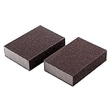 2個入り サンディングスポンジ サンディングスポンジブロック パッド サンダー道具 研磨 120#