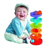 Beby Infant Ball Drop and Roll Toys Roll-n-Swirl Ball Ramp Educational Learning Spinning Kids Rattle