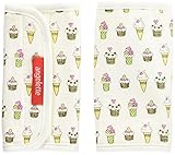 Kids Glocal ベビー よだれパッド ベージュ アイスクリーム ANG-PAD-BEIGE