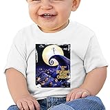 カッコいい ボーイとガール ナイトメアー ビフォア クリスマス 丸首シャツ タイツ White Size 12 Months