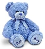 Keel Toys 18cm Nursery Bobby Bear - Blue by Keel Toys