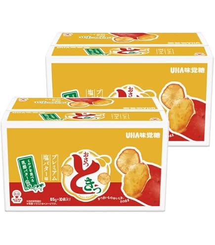 s*9様 【超メルカリ市】おさつどきっ プレミアム 塩バター味 65g×10袋入 Amazon.co.jp: おさつどきっ プレミアム塩バター味 65g × 10袋入り
