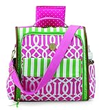 Mud Pie Back Pack, Pink/Green by Mud Pie