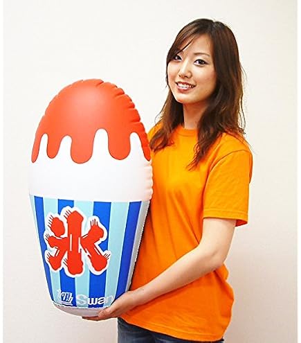 Amazon | エルシー エアPOPバルーン メガかき氷 全長100cm／ポップ