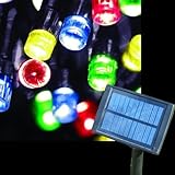 ソーラー　イルミネーション　LED　ミックス　多彩な8パターンの点灯　【ホーマックス限定オーナメント10個プレゼント】