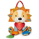 KRY 子供のおもちゃ かわいい ぬいぐるみ 赤ちゃん 音が鳴る 0歳から 知育玩具 (lion)