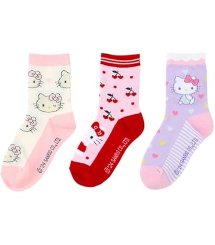 Amazon.co.jp: サンリオ(SANRIO) ハローキティ キッズソックス3足