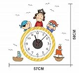 オーラモダンKids DIY壁時計デカールホーム装飾ステッカー部屋装飾