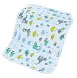 おむつ替えシート 防水 ベビー 5層 綿100% 携帯便利 洗濯可能 2枚组 30 * 45cm