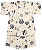 村信 和水玉柄 甚平スーツ 男児 オフ 95cm 71724 日本製