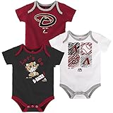Arizona Diamondbacksベビー/幼児Go Team 3 Piece Creeper Set レッド