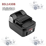 BSL1430B 日立 14.4v バッテリー 故障诊断+LED残量表示 BSL1430B 14.4V 3000mAh BSL1430(B) BSL1440(B) BSL1450(B) BSL1460