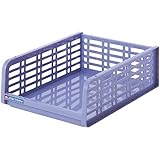 サンコープラスチック 小物収納 エルピストレー 幅24.8×奥34.8×高11cm ストーンブルー