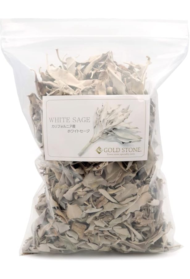 Amazon | 無農薬 ホワイトセージ 枝付き (クラスター) 約100g