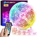 5m LEDテープライト RGB SMD5050 ledテープ 防水 調光調色 超高輝度 リモコン操作 カット可能 取付簡単 高輝度 間接照