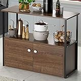 黒枠、中国風、,材、多層多機能省スペース収納ラック、キッチンラック、サイズ80x30x83cm 空間を節約する (Color : Black)