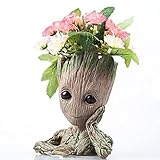 Firlar 鉢植え 植木鉢 グルート ペン立て ガーデンポット 盆栽 プレゼント 飾り PVC製 子供・家族・友人へのギフト 約15cm