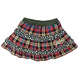 【秋冬物】 CHILD CHAMP(チャイルド チャンプ) ビエラチェックボリュームティアードスカート 95cm /P NO.C-86153406