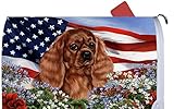 Cavalier King Charles Ruby – Best of Breed愛国I Dog Breedメールボックスカバー