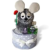 【名入れ刺繍可能】フレデリックのおむつケーキ　おもちゃ＆今治タオル付き（フェイスタオル） 出産祝い 男の子 女の子