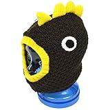 キッズ 子供用 冬用 恐竜 ニット帽子 ニットキャップ スキー スノボー 防寒マスクfo-7437 ブラウン