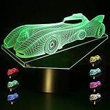 3 Jokers 3d Illusionモデルランプ夜間ライトUSB電源7色変更タッチスイッチAmazingテーブルデスクランプ子供ギフトホーム装飾 ARMFS-3416