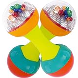 セットの2つのカラフル、教育とMusicalダンベルRattles for You赤ちゃんのモータースキル開発。
