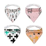 LovebleファッションBaby Boys Girls三角形DribbleバンダナスカーフBibsキャップ帽子セット US サイズ: One Size