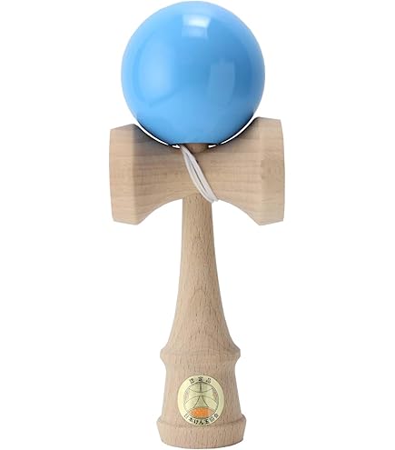 【やどかり】けん玉 Amazon.co.jp: けん玉 日本けん玉協会認定 競技用けん玉 大空 水色 No