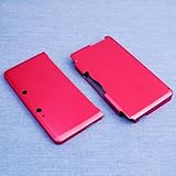 PDA工房 メタルカバー ニンテンドー3DS (レッド) + 液晶保護シートセット
