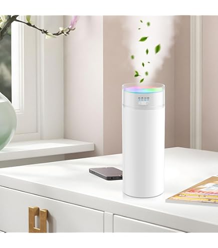 卓上 加湿器 小型 USB 充電式 静音 UV除菌 ダブルノズル 500ml imgrc0105329370.jpg