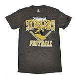 ピッツバーグスティーラーズJunk FoodヘザーチャコールグレーGridiron Tee (大人S )