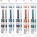 ぺんてる ボールペン替芯 エナージェル インフリー 0.7mm 5色10本 AMZ-XLR7TL-5C
