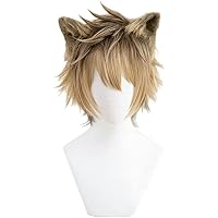 ラギー・ブッチ コスプレ ウィッグ Amazon.co.jp: LAOBAO コスプレ ウィッグ 茶色 ボブ 耳付き 耐熱