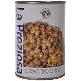 ラ・プレッツィオーザ レンティル(レンズ豆)水煮缶400g