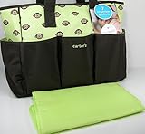 Carters Diaper Baby Bag Purse Tote & Changing Pad 2 Piece Set Monkeys by Carter's
