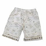 それいけ！アンパンマン ハーフパンツ 7分丈 総柄 Anpanman 夏物 fpo-ta7482-9301 100cm オフホワイト