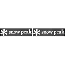 Amazon.co.jp: スノーピーク(snow peak) スノーピーク ロゴステッカー