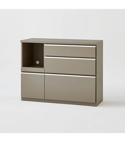 食器棚 ロータイプ レンジ台 大川家具 Amazon|キッチンカウンター レンジ台 食器棚 ロータイプ 幅70cm