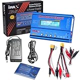 Li-Po/ニッカド ラジコンバッテリー 80W バランス充電器 LCD表示画面付 ラジコン用 互換品 iMAX B6 (タミヤ用コネクター + アダプター)