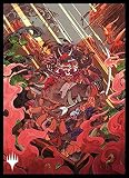 マジック:ザ・ギャザリング プレイヤーズカードスリーブ 『ストリクスヘイヴン:魔法学院』 日本画ミスティカルアーカイブ 《青の太陽の頂点》 MTGS-172