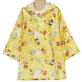 《撥水》アンパンマン ポリエステル バッグ付き レインポンチョ ANPANMAN イエロー◇80-95cm