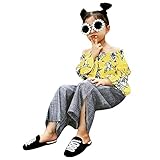 Lurryly APPAREL ガールズ US サイズ: Size:24M, Label Size:90 カラー: イエロー