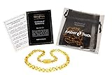 Baltic Amber Teething Necklace for Babies (Unisex) by AmberTouch - Anti Flammatory, Drooling & Teeth