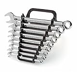TEKTON Combination Wrench Set with Store and Go Keeper Inch 1/4-Inch - 3/4-Inch 9-Piece | 18765 [並行輸
