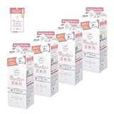 ファーファ 濃縮 柔軟剤 無香料 フリー＆ (フリー アンド) エコ パック 詰替 (1500ml) 4個 セット 柔軟剤 フリー＆ ワンパック (30ml) 付き